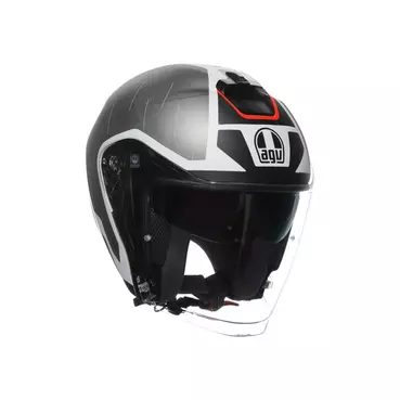 Agv Irides E2206 Trieste Мотошлем Nero White Red Серый