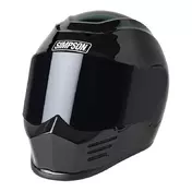 Simpson Speed 2206 Мотошлем Black Gloss Черный