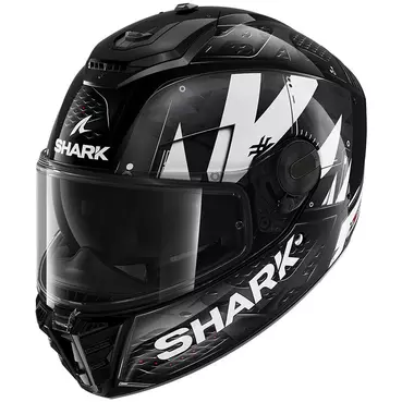 Shark Spartan Rs Stingrey Мотошлем Black White Черный