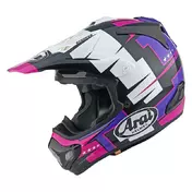 Arai Mx-v Evo Battle Мотошлем Purple Фиолетовый