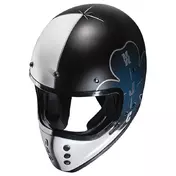 Hjc V60 Ofera Мотошлем Blue Black Синий