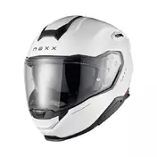 Nexx X.tr Plain Мотошлем White Белый