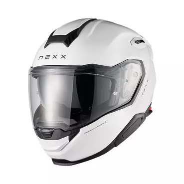 Nexx X.tr Plain Мотошлем White Белый