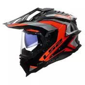 LS2 MX701 Explorer Carbon Frontier II integralhelm Оранжевый