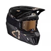 Leatt 9.5 Carbon V.25 Мотошлем Black Черный