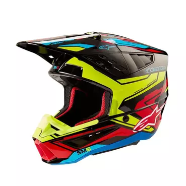 Alpinestars Sm5 2206 Action 2 Мотошлем Yellow Желтый