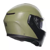 Agv Streetmodular Mono Modular Мотошлем Green Matt Серый
