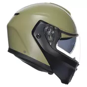 Agv Streetmodular Mono Modular Мотошлем Green Matt Серый