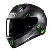 Hjc C10 Aspa Мотошлем Green Зеленый