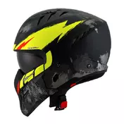 Suomy Armor Hi Volt Мотошлем Black Matt Yellow Желтый