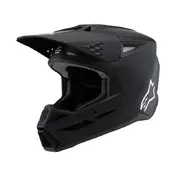 Alpinestars S-m3 Youth Solid Мотошлем Black Matt Черный
