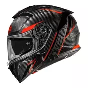 PREMIER HELMETS 23 Devil Carbon ST2 22.06 integralhelm Красно-черный