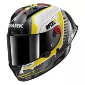 SHARK Aeron-GP Replica Raul Fernandez Signature integralhelm Whte / Black / Yellow