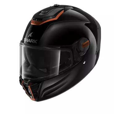 Shark Spartan Rs Blank Sp Мотошлем Black Cupper Черный