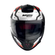 Nolan N80.8 Starscream N-com Red White Matt Красный