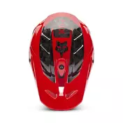 Fox V3 Rs Fracture Мотошлем Red Fluo Красный
