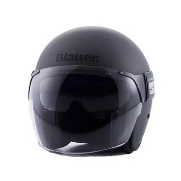 Blauer Pod 06 Monochrome Мотошлем Titanium Matt Серый