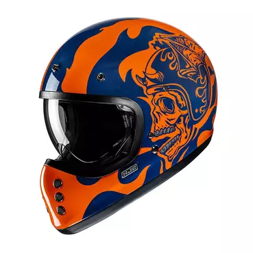 Hjc V60 Flame Мотошлем Orange Оранжевый