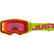 маска Moto Cross Enduro Just1 NERVE Absolute Yellow Fluo Blue Orange Red Mirror Lens