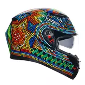 Agv K3 E2206 Rossi Winter Test 2018 Мотошлем Черный
