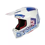 Acerbis Whoops Мотошлем White Blue Red Белый