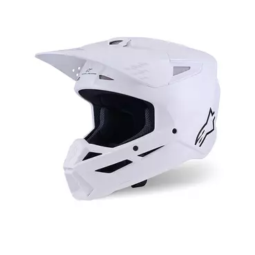 Alpinestars Sm3 Solid Мотошлем White Белый