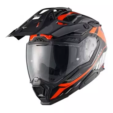 NEXX X.WED3 Gobi integralhelm Бело-оранжевый