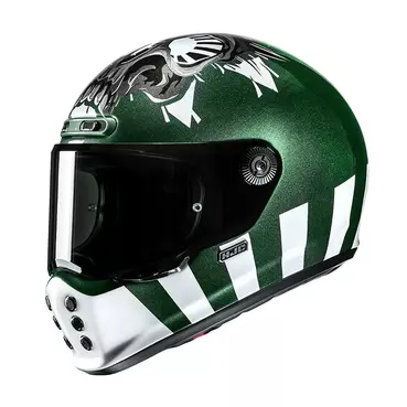 Hjc V10 Crania Мотошлем Green Зеленый