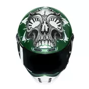 Hjc V10 Crania Мотошлем Green Зеленый