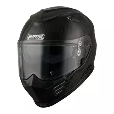 Simpson Venom Carbon 22.06 Мотошлем Black Черный
