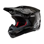 Alpinestars Supertech M10 2206 Solid Мотошлем Black Черный