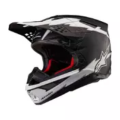 Alpinestars Supertech M10 2206 Ampress Мотошлем Black Черный