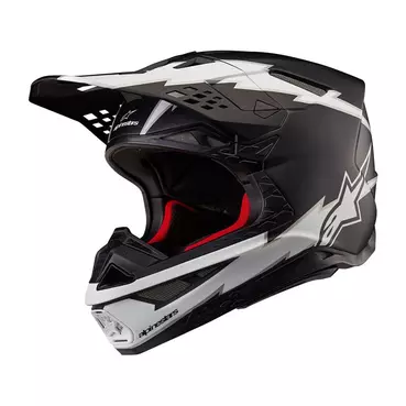 Alpinestars Supertech M10 2206 Ampress Мотошлем Black Черный
