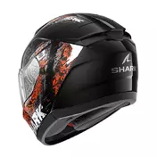 Shark Ridill 2 Speed-vib Мотошлем Black Orange Оранжевый