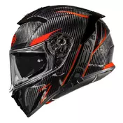 Premier Devil Carbon St 2 22.06 Мотошлем Red Красный