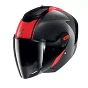 Shark Rs Jet Carbon Skin Мотошлем Red Красный