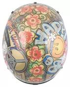 Retro Woodstock Blue, Red, Beige