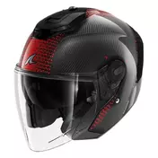 SHARK RS Jet Carbon Ikonik jethelm Glossy / Carbon / Red