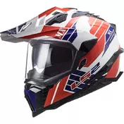 Ls2 Mx701 Explorer Atlantis 2206 Мотошлем Red Blue Красный