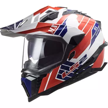 Ls2 Mx701 Explorer Atlantis 2206 Мотошлем Red Blue Красный