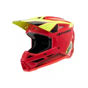 Alpinestars Sm3 Fray Мотошлем Red Yellow Красный