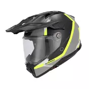 Acerbis Attack Мотошлем Black Yellow Fluo Желтый