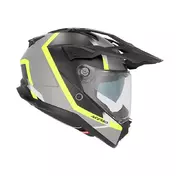 Acerbis Attack Мотошлем Black Yellow Fluo Желтый