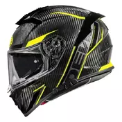 Premier Devil Carbon St Y 22.06 Мотошлем Yellow Красный