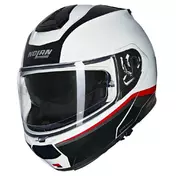 NOLAN N100-6 Incognito integralhelm Metal White / Red / Black