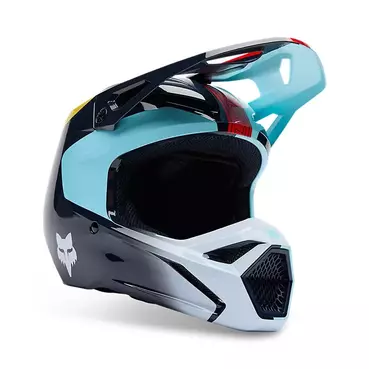 Fox Youth V1 Elevated Мотошлем Light Blue Синий