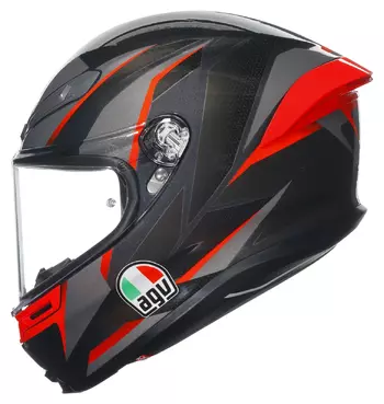 K6 S Slashcut black, grey, red