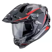 SCORPION ADF-9000 Air Feat integralhelm Black / Silver / Red