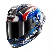 SHARK Aeron-GP Fim Racing #1 Replica Zarco Signature integralhelm white / black / blue