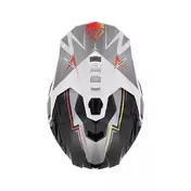 Acerbis Airstrike-x Мотошлем Black Orange Fluo